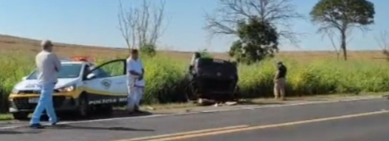 Homem morre após carro ser atingido por caminhão na rodovia Elyeser Montenegro Magalhães