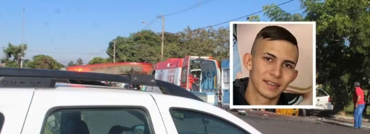 Motociclista de 20 anos morre após perder o controle da moto e atingir dois veículos