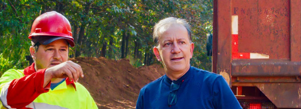 ‘Só quem recuperou pode fiscalizar’: Prefeito Júnior acompanha obras de R$ 48 milhões em estrada vicinal de Guzolândia