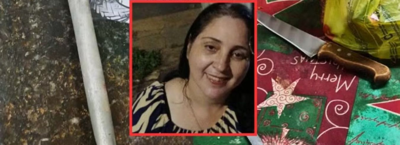 Cozinheira é morta com golpes de objeto metálico e faca por ex-companheiro