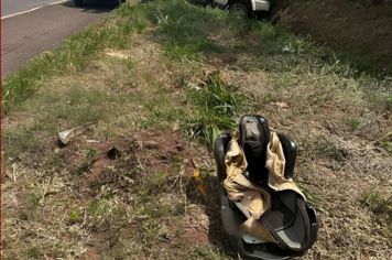 Criança de dois anos morre após cadeirinha ser arremessada de carro em acidente na BR-376