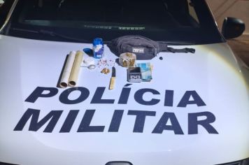 Homem é preso por tráfico de drogas durante patrulhamento em bairro de Auriflama