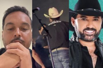 Confusão entre influenciador e cantor Edson, da dupla Edson & Hudson, repercute após show em Auriflama 