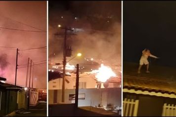 Tragédia em Ilha Solteira: incêndio destrói seis casas e borracharia após suspeita de briga de casal