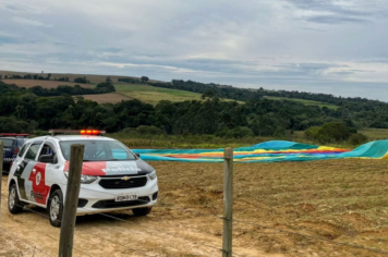 Balão com 35 pessoas cai no interior de SP e deixa uma vítima fatal