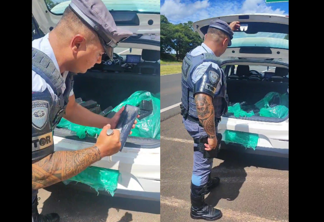 Dois homens são presos com quase 100 KG de drogas em Auriflama