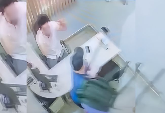 Pai de aluna é preso após agredir diretor dentro de escola