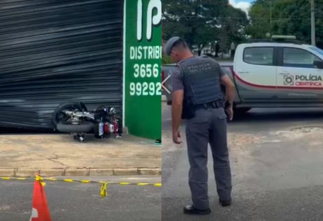 Motociclista é baleado por adolescente e fica em estado grave 