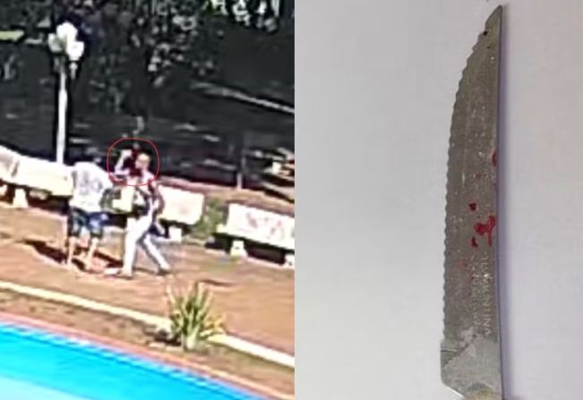 Homem em situação de rua é preso após esfaquear idoso durante discussão em praça