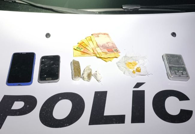 Homem é preso em flagrante por tráfico de drogas