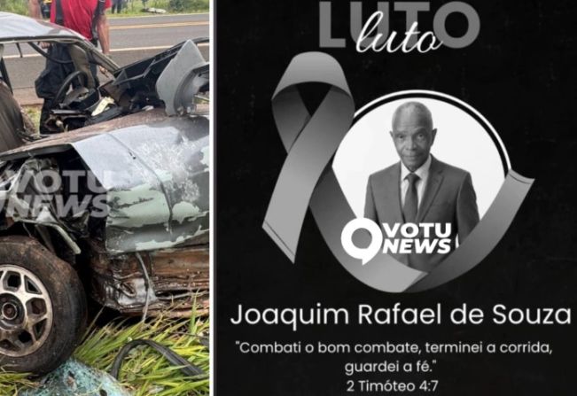 Pastor morre em grave acidente em rodovia; filho está internado em estado grave